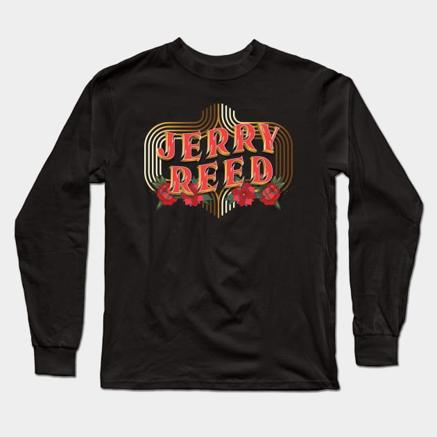 Jerry "Snowman" Reed Long Sleeve T-Shirt by Dave Styer